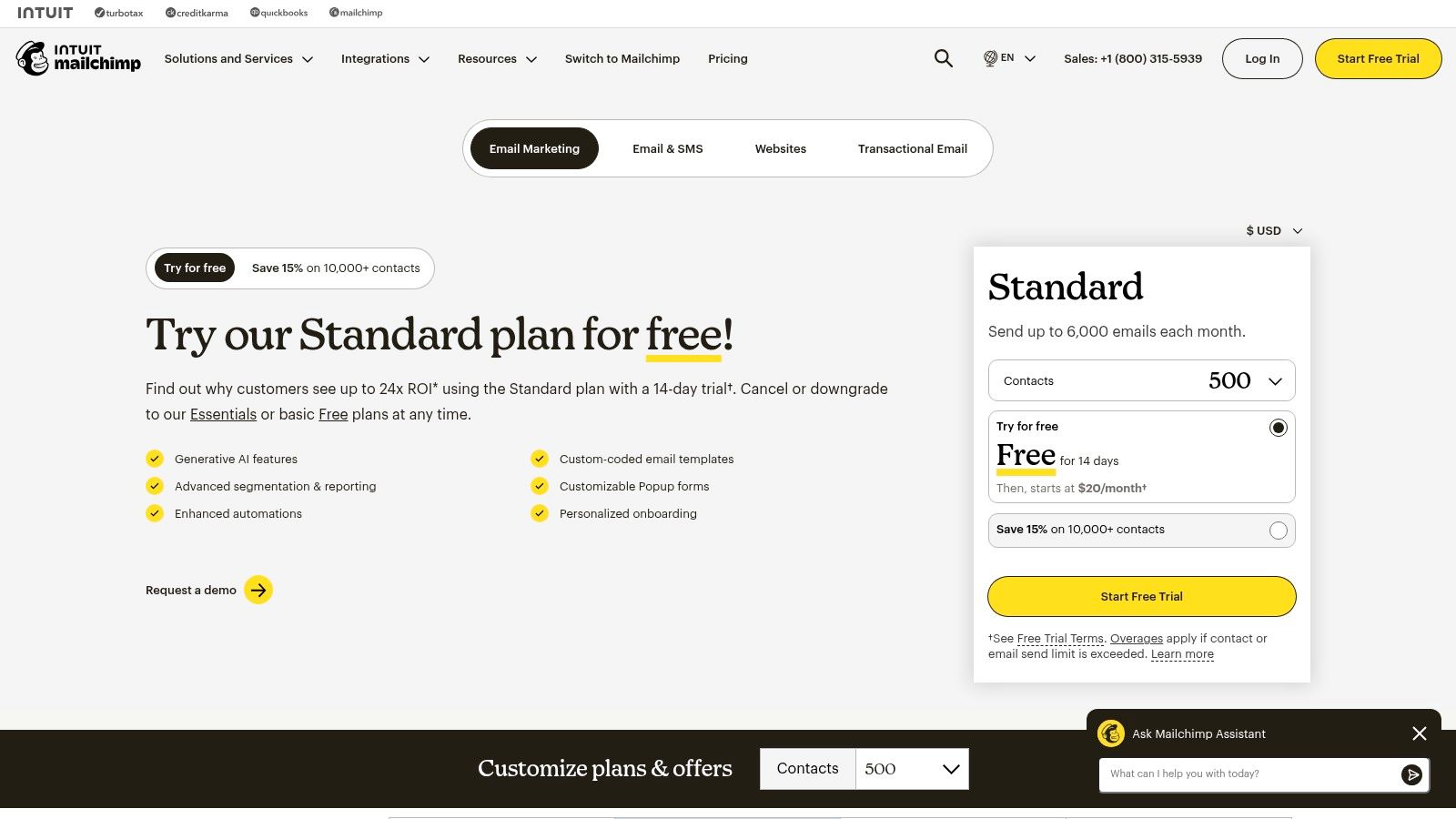 Mailchimp (by Intuit)