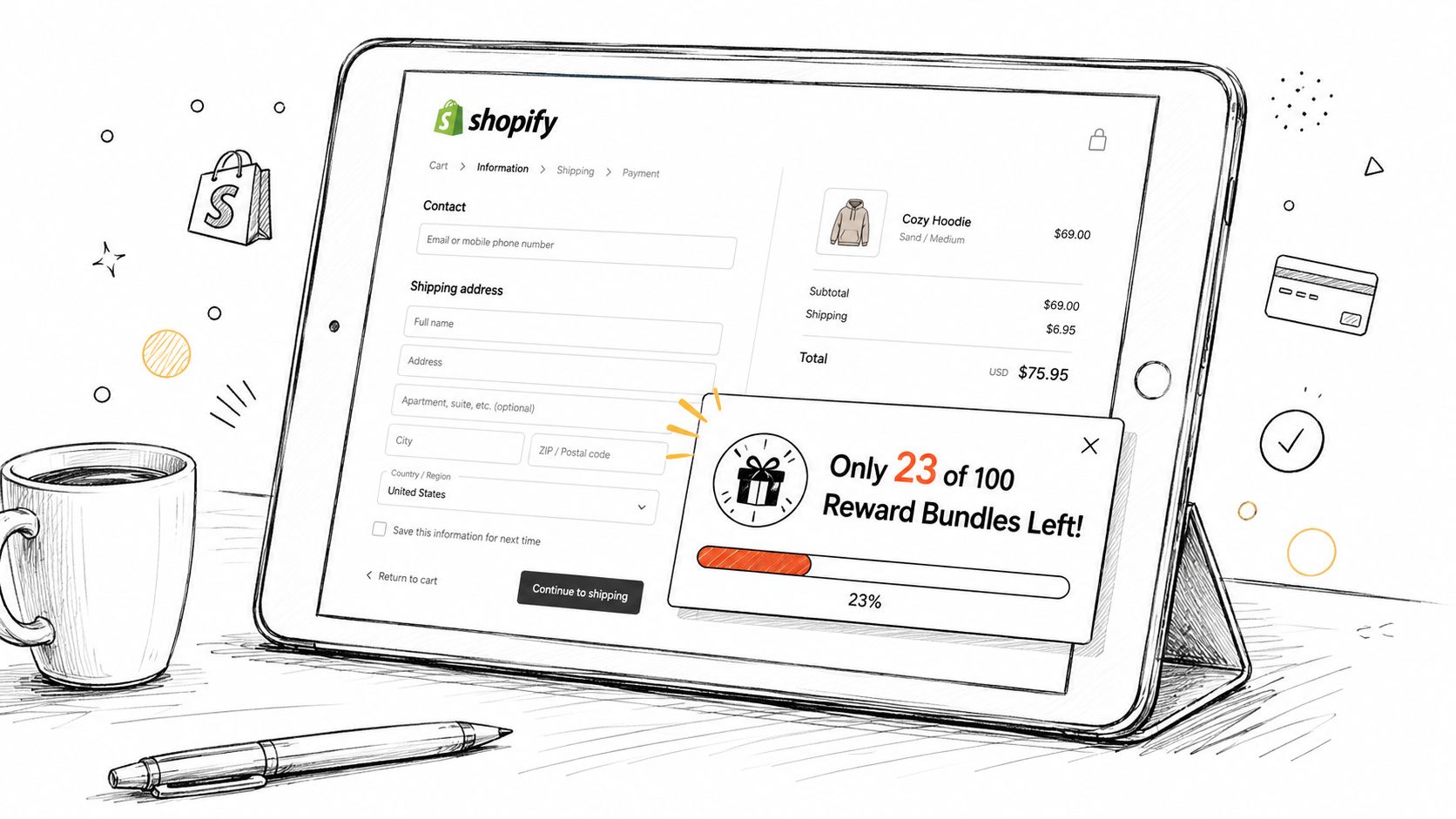 Screenshot from https://cdn.omev.ai/shopify/cart-drawer-tiered-shipping-progress-bar.png