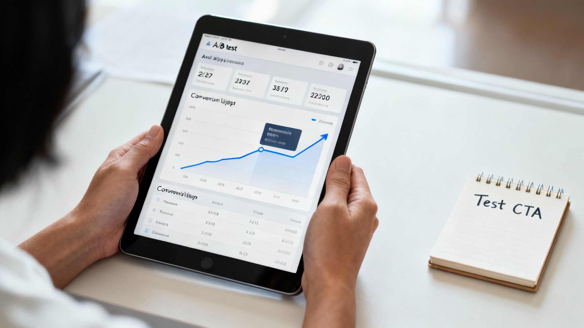A dashboard showing analytics and performance metrics for an exit intent pop-up campaign.