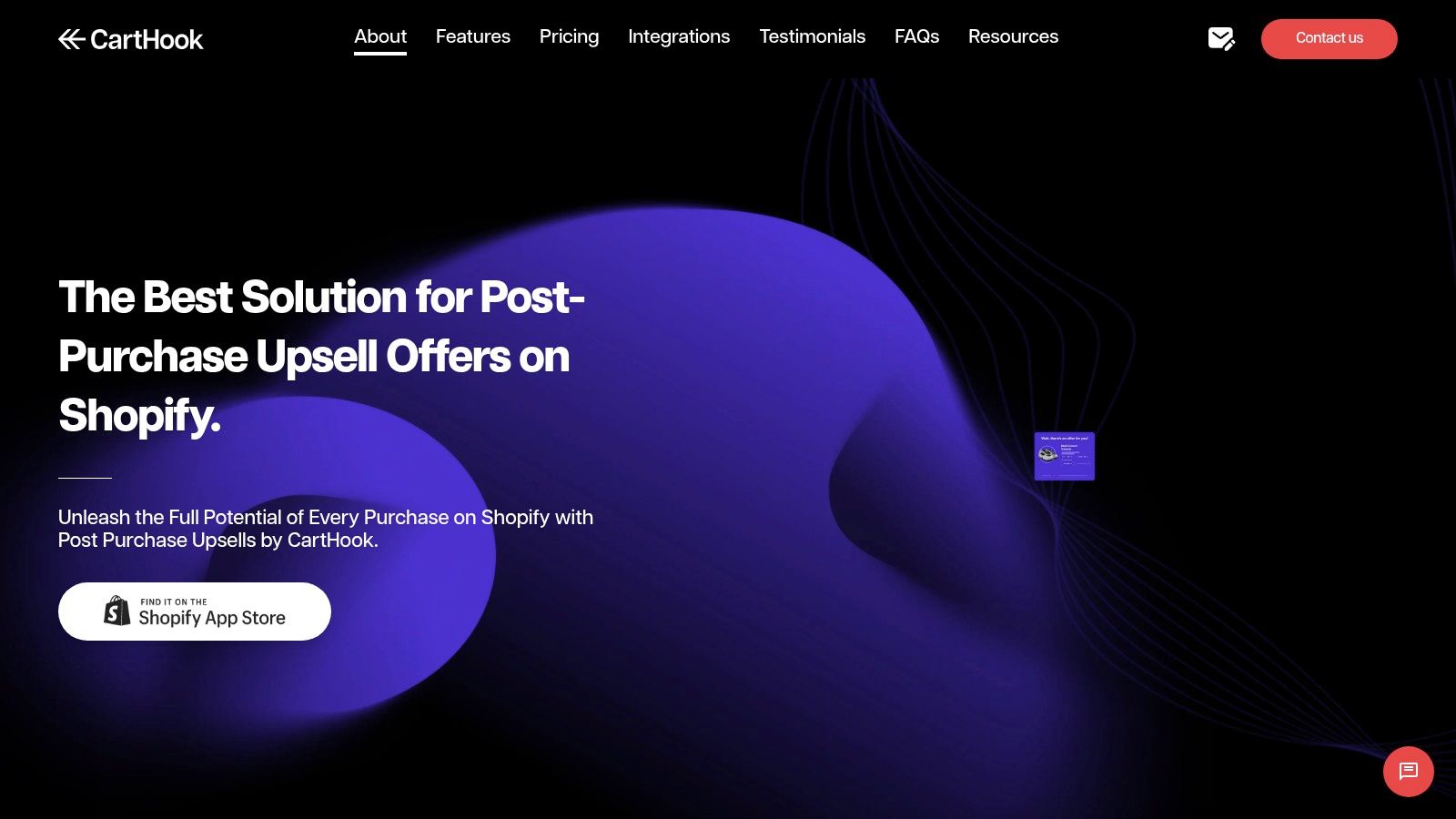 CartHook Post Purchase Offers