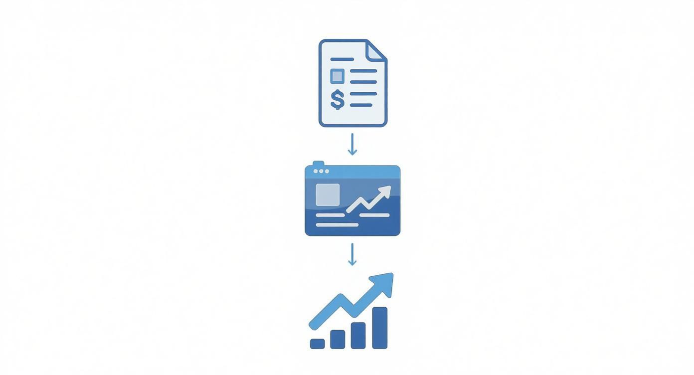 Infographic about sales performance metrics dashboard