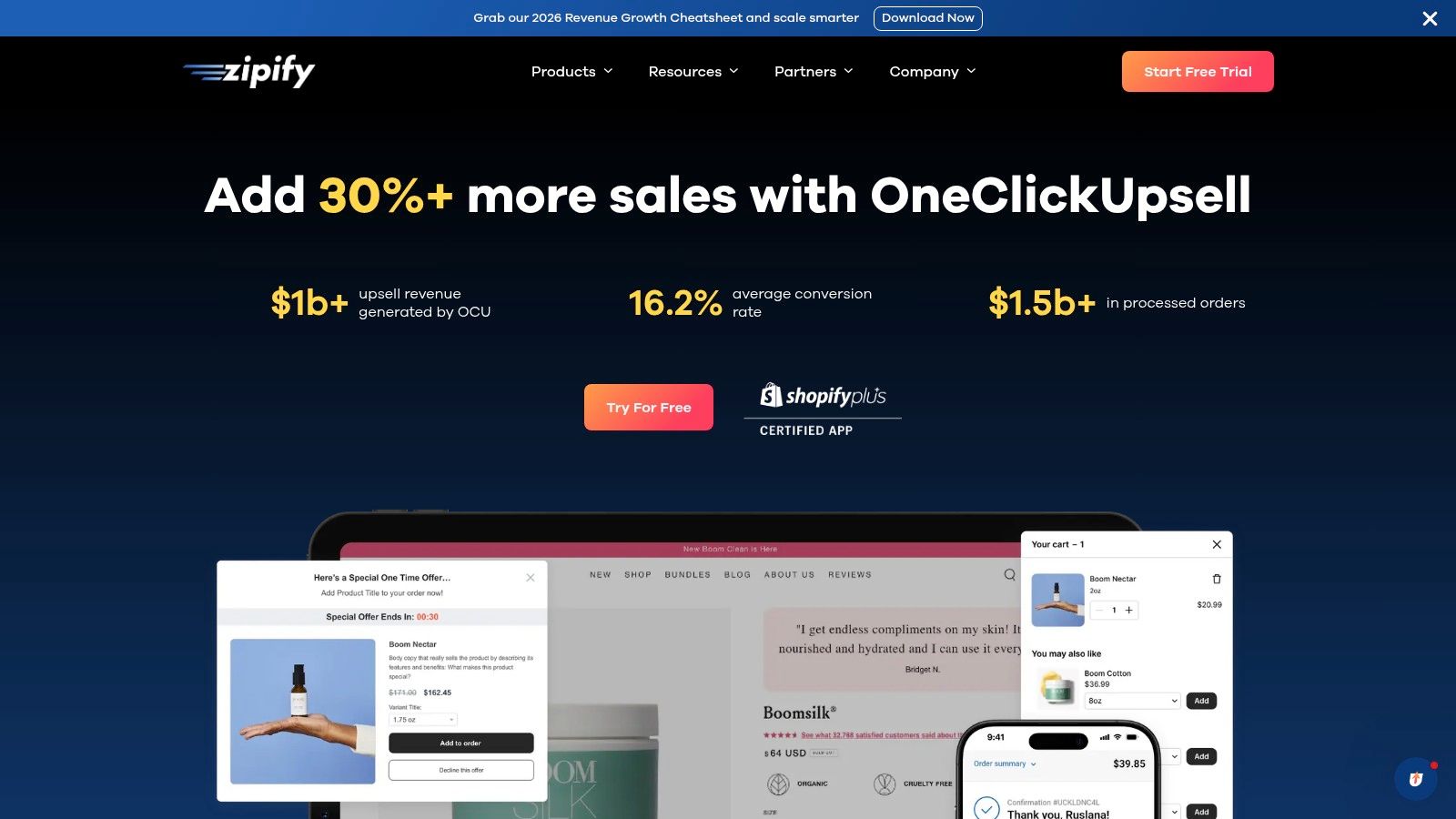 OneClickUpsell (OCU) by Zipify