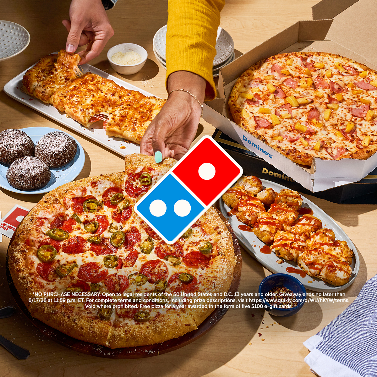 Domino's: June Giveaway 🍕🔥