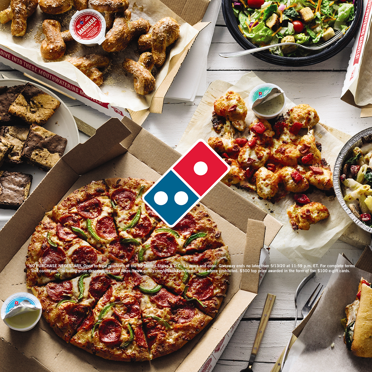 Domino's: Score a Year of Free Pizza!